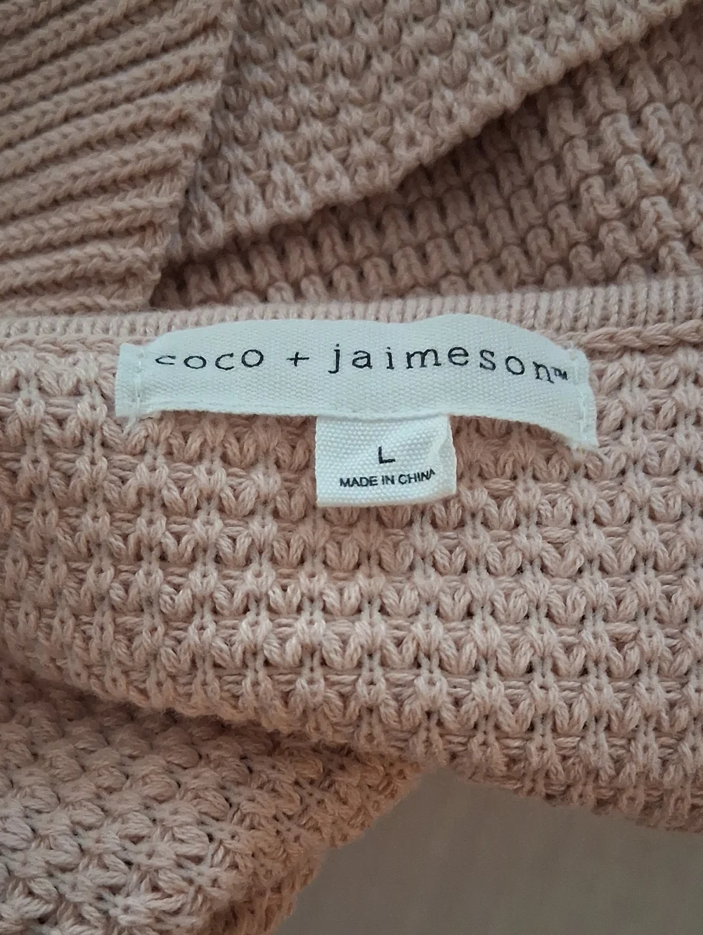 ✨ NWT Coco & Jaimeson Soft Pink Flutter Sleeve Knit Tank ✨ - Picture 2 of 7
